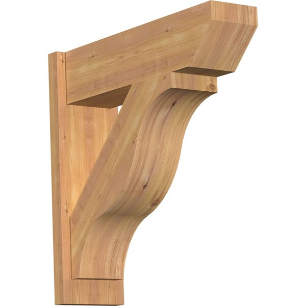 Ekena Millwork Funston Slat Smooth Outlooker, Western Red Cedar, 7 1/2"W x 26"D x 26"H OUT08X26X26FST06SWR - main